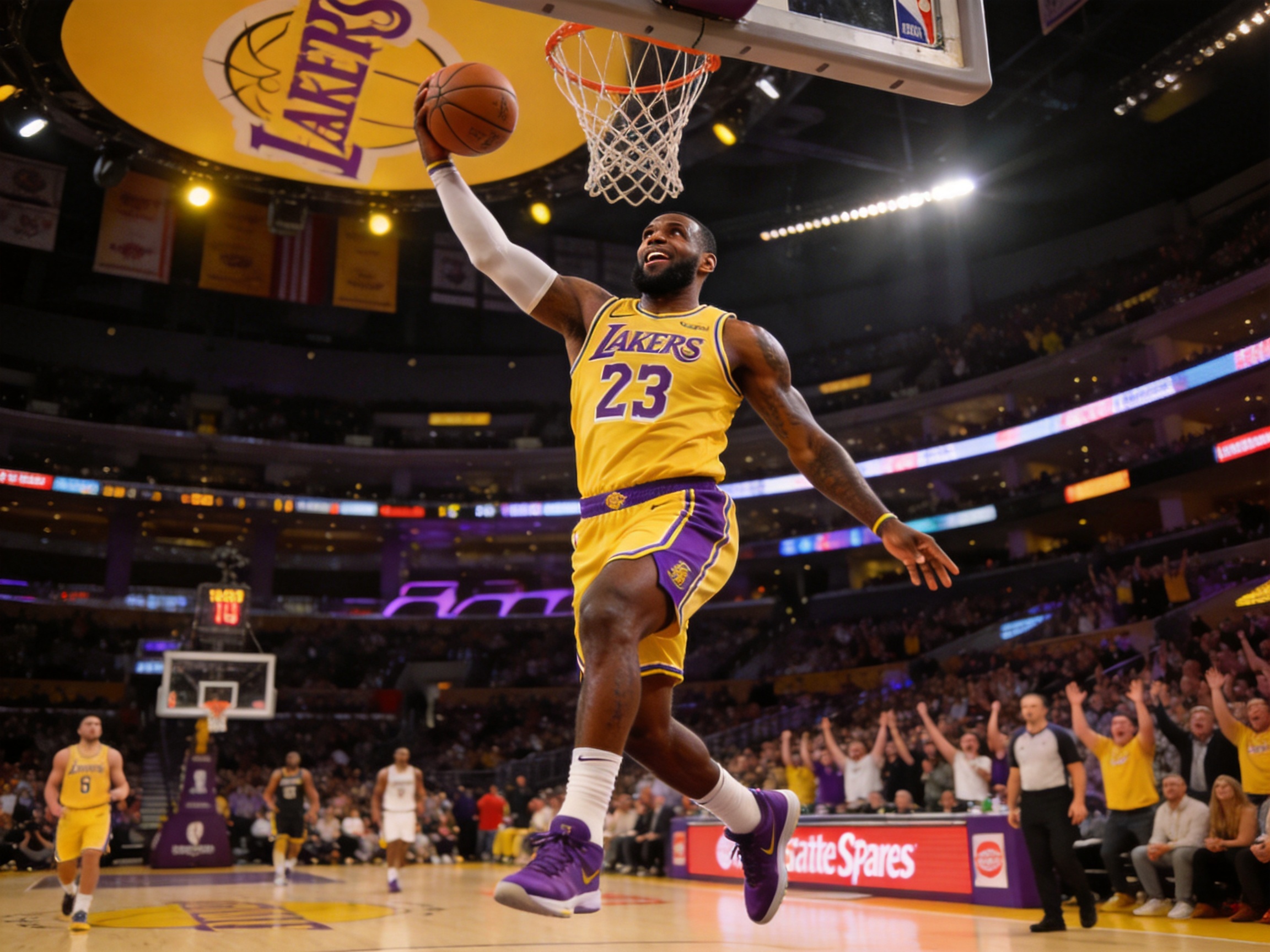 NBA篮球扣篮精彩瞬间